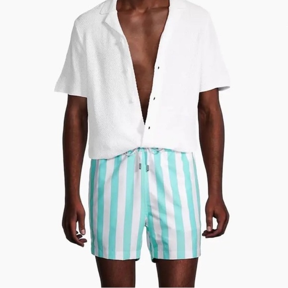 Onia Charles Stripes Swim Shorts (size small) - Picture 3 of 4